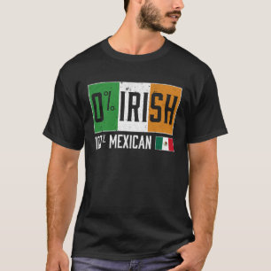 0おもしろいアイルランド100メキシコSTパトリックの日レトロF Tシャツ