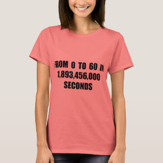 0から60秒 Tシャツ