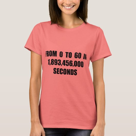 0から60秒 Tシャツ (正面)