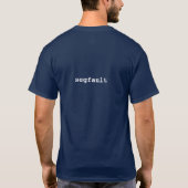 0かsegfault tシャツ (裏面)