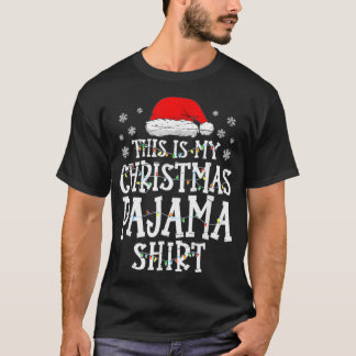 0これは私のクリスマスパジャマおもしろいファミリーマチン Tシャツ