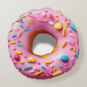 0カロリー無脂肪おいしいドーナツ枕 ラウンドクッション (裏面)