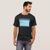 0コンピュータ以上の手がかり素晴らしを持つユーザーから選択 Tシャツ (正面フル)