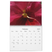 0パンジー、かわいらしいパンジー カレンダー (2月 2027)