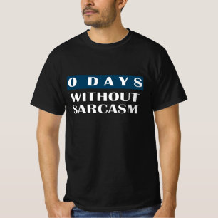 0日(皮肉なし) Tシャツ