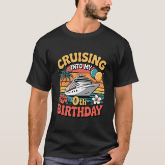 0歳の誕生日を船旅でお祝い Tシャツ
