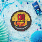 00とまだ煙が出る |誕生日 ペーパープレート (パーティー)