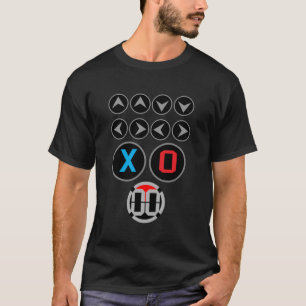 00のLvLの詐欺コードPSのティー Tシャツ