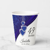 00サファイアの誕生日おめでとう 紙コップ (裏面)