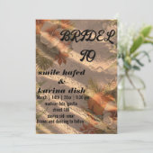 00'モダンs Rainbow Just Love's 結婚 Invita Invi 招待状 (スタンド正面)