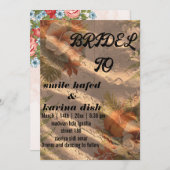 00'モダンs Rainbow Just Love's 結婚 Invita Invi 招待状 (正面/裏面)