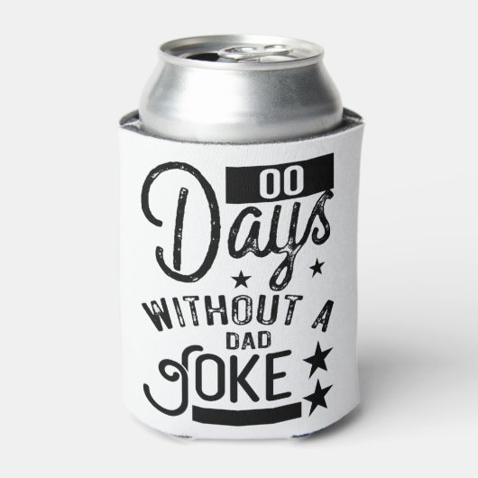 00日パパ冗談なしゼロ日父の日 缶クーラー (缶正面)
