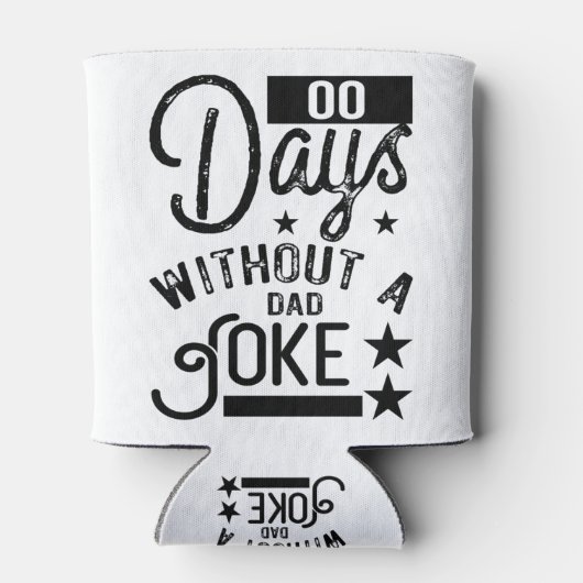 00日パパ冗談なしゼロ日父の日 缶クーラー (裏面)