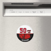 00歳のパーティー動物 マグネット (インサイチュ (食洗機))