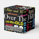 00番目のハッピーバースデーのグラフィティスタイル優先ボックス フェイバーボックス (裏面サイド)