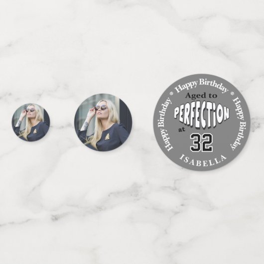 00番目の紙吹雪で完全熟成 – フォト コンフェッティ (正面)