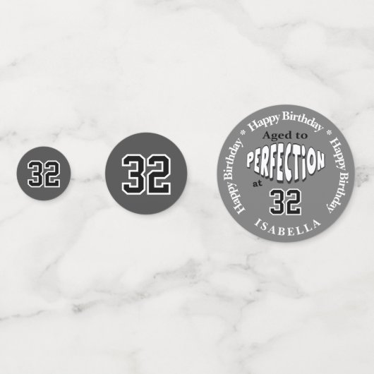 00番目の紙吹雪で完全熟成 – フォト コンフェッティ (裏面)