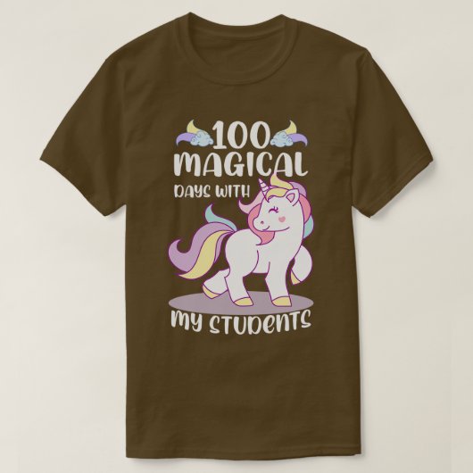 00魔法の日と私の学生00学校の日 Tシャツ (デザイン正面)