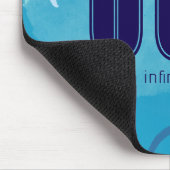 000エンジェルナンバーズブルースピリチュアルハイビベス マウスパッド (コーナー)