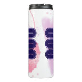 000エンジェルナンバーピンクブルースピリチュアル覚醒 タンブラー (裏面)