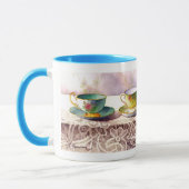 0001ティーカップの列 マグカップ (左)