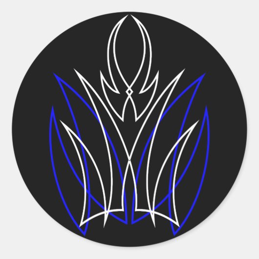 0001ピンスリーアズールブランコ ラウンドシール (正面)