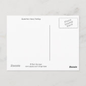 0001行ティーカップヘンリー守備用はがき ポストカード (裏面)