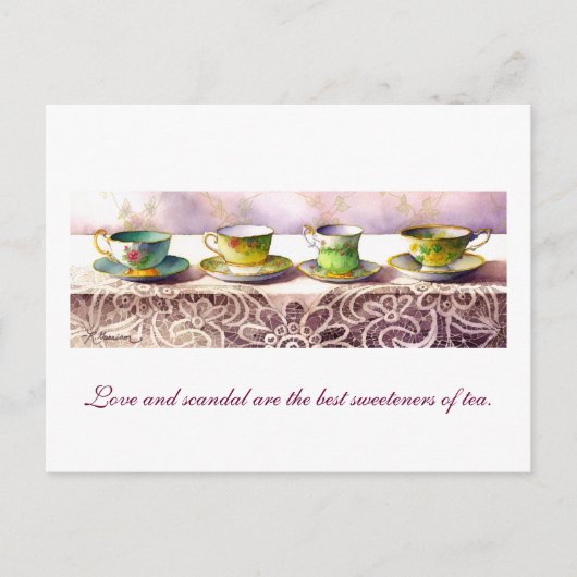 0001行ティーカップヘンリー守備用はがき ポストカード (正面)