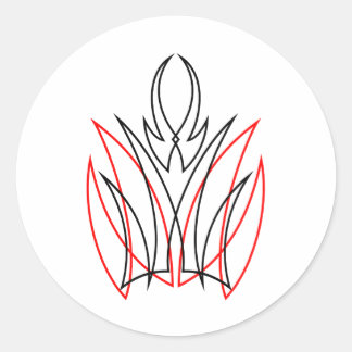 0001 Pinstripe ラウンドシール