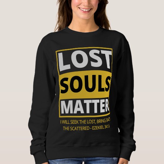 00031 Stylish Lost Souls Matter スウェットシャツ (正面)