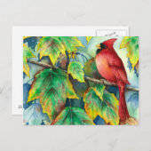 0004カーディナルポストカード ポストカード (正面/裏面)