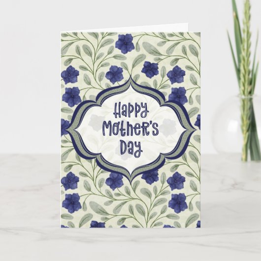 0005 Mothers Day Periwinkle Blue カード (正面)