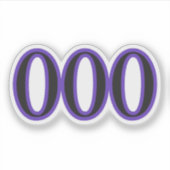 000 Angel Number New Cycles シール (正面)