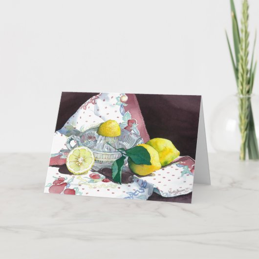 0014 When Life 与え You Lemons誕生日カード カード (正面)