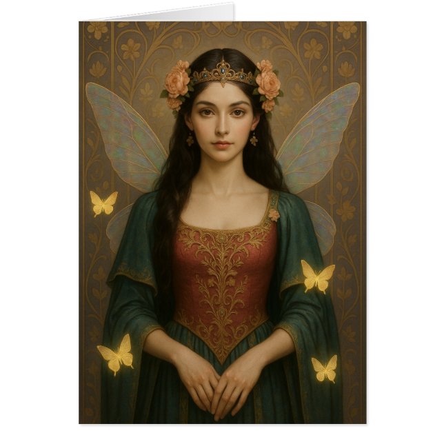 001_A fairy princess in teal green and crimson. (正面)