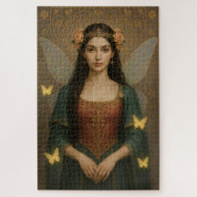 001_A fairy princess in teal green and crimson.