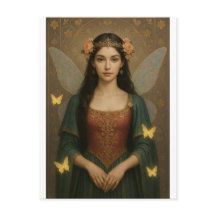 001_A fairy princess in teal green and crimson.