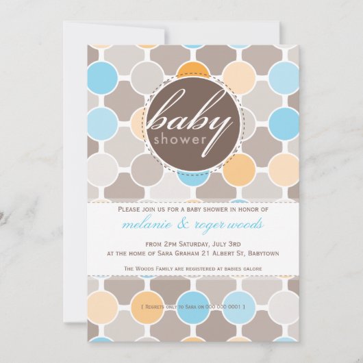 001-Joanne ::ベビーシャワー招待状 招待状 (正面)