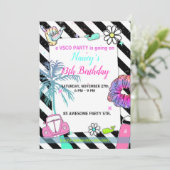 001 VSCOトレンドのティーンガールパーティー 招待状 (スタンド正面)