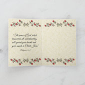 0024ベビーイエス・プリンス・オブ・ピース・グリーティング・カード カード (内部)