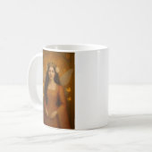 002_A fairy princess in burnt orange. コーヒーマグカップ (正面左)