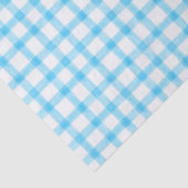 002 Cerulean Blue Gingham Tissue Paper 薄葉紙 (詳細)