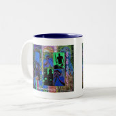 003陪審義務のマグに賛成して下さい ツートーンマグカップ (正面左)