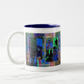 003陪審義務のマグに賛成して下さい ツートーンマグカップ (左)