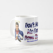 #0030レーガンは私を襲いますそこにの下で来させます コーヒーマグカップ (正面左)