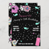 00310代の若者ガールのパーティーvscoトレンドをテーマ (正面/裏面)