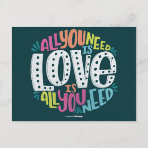 0032-ALL-YOU-NEED-IS-LOVE-01 ポストカード