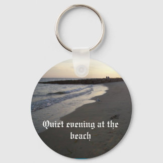 003、静かな夕べのビーチ キーホルダー