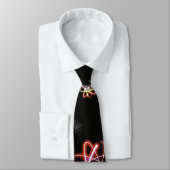 (003: 01)準正装カラフルで白熱［赤熱］光を放つな原子- ネクタイ (タイ)