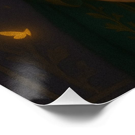 003_A fairy princess in emerald green. ポスター (コーナー)